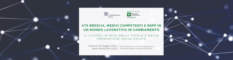 ATS Brescia, Medici Competenti e RSPP in un mondo lavorativo in cambiamento. 