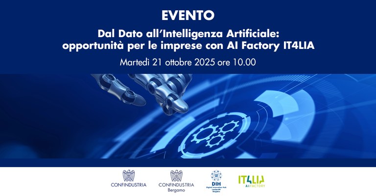 Dal Dato all'Intelligenza Artificiale: opportunità per le imprese con AI Factory IT4LIA