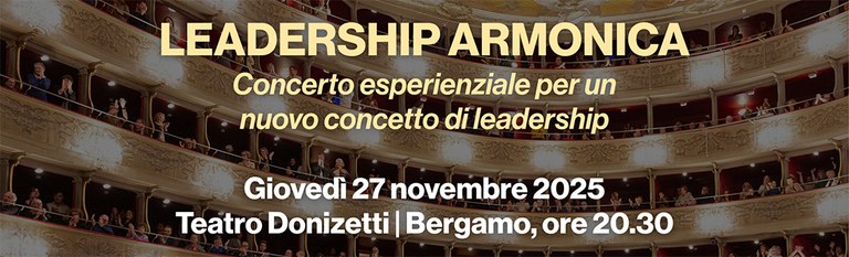 Evento “Leadership armonica” al Teatro Donizetti 