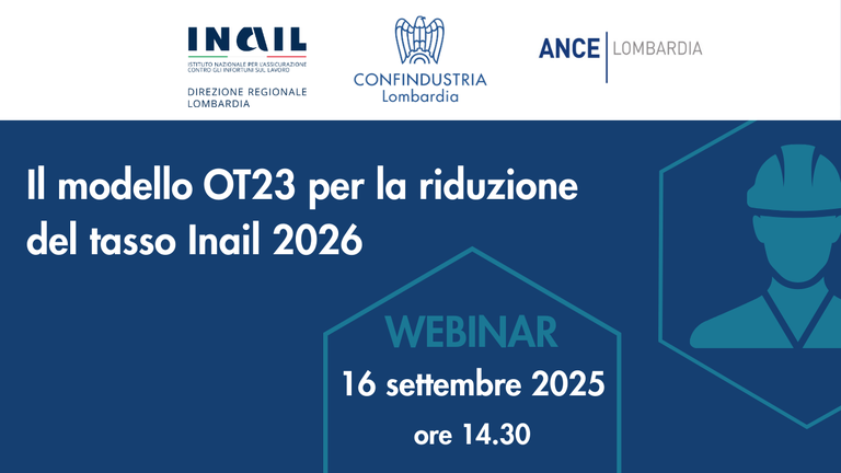 Il modello OT23 per la riduzione del tasso Inail 2026