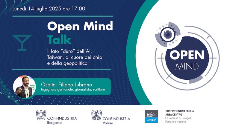 Open Mind Talk - Il lato "duro" dell'AI. Taiwan, al cuore dei chip e della geopolitica