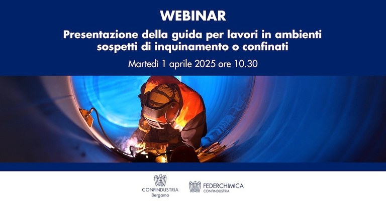 Presentazione della guida per lavori in ambienti sospetti di inquinamento o confinati