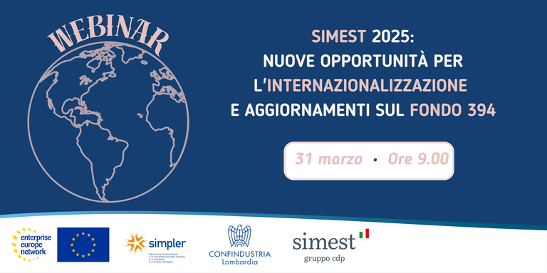 SIMEST 2025: nuove opportunità per l'internazionalizzazione e aggiornamenti sul Fondo 394