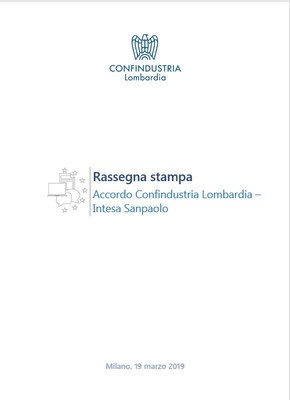 Accordo Confindustria Lombardia - Intesa Sanpaolo