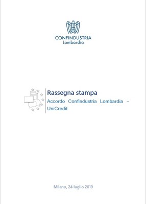 Accordo UniCredit - Confindustria Lombardia per le pmi
