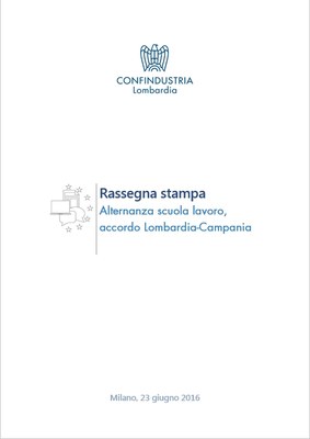 Alternanza scuola lavoro, accordo Lombardia-Campania